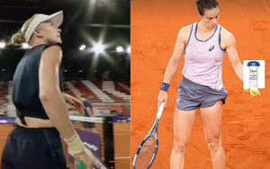 Tay vợt top 100 thế giới gây tranh cãi khi yêu cầu trọng tài nhắc đối thủ 'xịt khử mùi' giữa trận