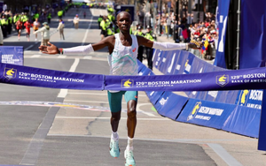 Kenya thống trị tuyệt đối ở Boston Marathon 2025