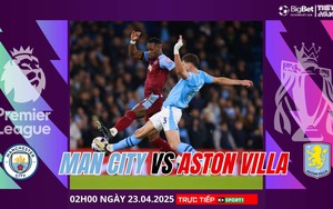 Nhận định, soi tỷ lệ Manchester City vs Aston Villa 2h ngày 23/4, giải Ngoại hạng Anh
