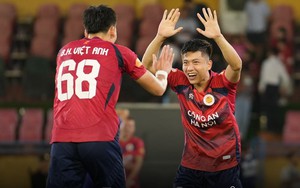 CAHN đánh bại 10 người Hải Phòng bằng 3 bàn thắng trong hiệp 2, giành quyền vào bán kết cúp Quốc Gia