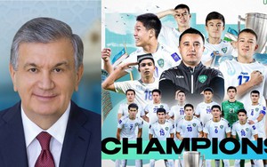 Vô địch châu Á và dự World Cup, đội trẻ Trung Á được tặng mỗi người một chiếc ô tô