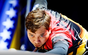 Cơ thủ Hoàng Sao khởi đầu thuận lợi ở Aplus Bali Open 2025 với 'bảo kiếm' mới