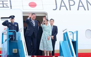 Thủ tướng Nhật Bản Ishiba Shigeru đến Hà Nội, bắt đầu thăm chính thức Việt Nam