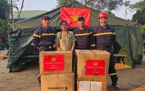 Đoàn cứu nạn của Bộ Công an Việt Nam tiếp tục công tác hỗ trợ người dân Myanmar