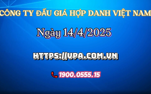 THÔNG BÁO TỔ CHỨC ĐẤU GIÁ BIỂN SỐ XE MÔ TÔ - XE GẮN MÁY NGÀY 14/04/2025