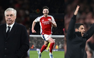 HLV Ancelotti thừa nhận Real đã 'sụp đổ về tâm lý', Arteta tiết lộ về cú đúp của Declan Rice