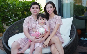 Khoảnh khắc đáng yêu của gia đình Đỗ Mỹ Linh