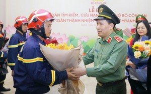 Đoàn công tác của Bộ Công an hoàn thành xuất sắc nhiệm vụ, trở về từ Myanmar