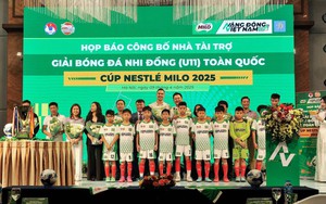 55 đội bóng dự giải U11 toàn quốc 2025