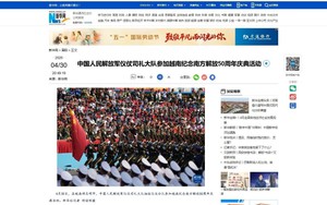 50 năm Thống nhất đất nước: Truyền thông Trung Quốc đưa tin đậm nét về lễ kỷ niệm trọng thể