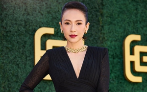 Chương Tử Di diện trang phục của NTK Công Trí trên thảm đỏ quốc tế