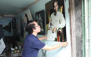 Người họa sỹ Công giáo vẽ hơn 1.000 bức tranh về Bác Hồ