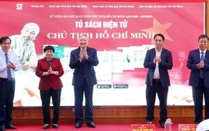 Phó Thủ tướng Thường trực Nguyễn Hòa Bình dự Lễ ra mắt Tủ sách điện tử Chủ tịch Hồ Chí Minh