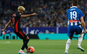 Yamal ghi bàn đẹp mắt, Barca chính thức vô địch La Liga