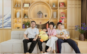 "Bố Bình" NSƯT Thái Sơn lần hiếm hoi khoe vợ con