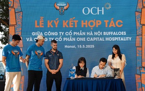 CLB bóng rổ Hanoi Buffaloes ra mắt nhà tài trợ
