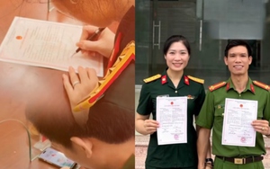 Khoảnh khắc hoa khôi bóng chuyền Phạm Thị Yến ký giấy kết hôn ở tuổi 40, ông xã gọi là ‘bản hợp đồng cuộc đời’