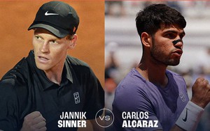 Link xem trực tiếp Sinner vs Alcaraz 22h00 hôm nay, chung kết Roma Masters 2025