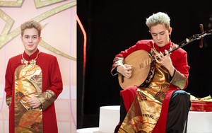 Ôm đàn nguyệt diễn 'Mời trầu', diễn viên phim giờ vàng Quang Anh 'ghi điểm tuyệt đối'