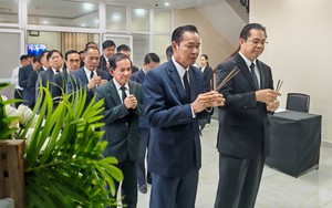 Trang trọng lễ viếng nguyên Chủ tịch nước Trần Đức Lương tại Campuchia