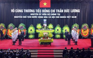Cử hành trọng thể Lễ truy điệu nguyên Chủ tịch nước Trần Đức Lương