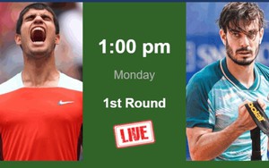 Link xem trực tiếp Alcaraz vs Zeppieri, vòng 1 Roland Garros 2025
