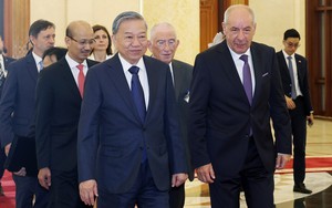 Hình ảnh Tổng Bí thư Tô Lâm tiếp Tổng thống Hungary