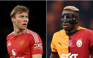 Phái đoàn MU đến Ý để đàm phán đổi Hojlund lấy Osimhen 