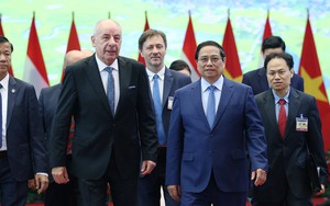 Thủ tướng Phạm Minh Chính hội kiến Tổng thống Hungary Sulyok Tamas