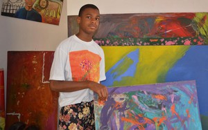 Bất ngờ sau bức tranh vải nghệ thuật lập Kỷ lục Guinness thế giới ở Nigeria