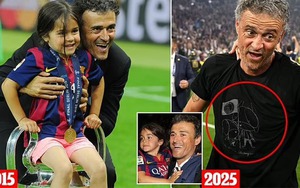 Luis Enrique nghẹn ngào tri ân con gái quá cố sau chiến thắng lịch sử của PSG