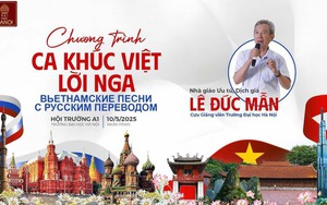 Chương trình "Ca khúc Việt lời Nga" – Nhịp cầu văn hóa Việt Nam – Liên bang Nga bằng âm nhạc