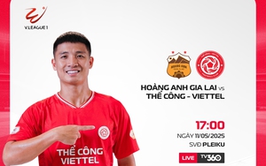 Link xem trực tiếp bóng đá HAGL vs Viettel, 17h00 ngày 11/5, vòng 22 V-League