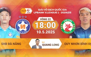 Link xem trực tiếp bóng đá Đà Nẵng vs Bình Định 18h00 hôm nay, vòng 22 V-League