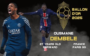 Quả bóng vàng 2025: Không trao cho Ousmane Dembele, thì cho ai nữa