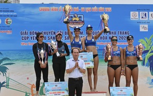 Đội Việt Nam vô địch giải bóng chuyền bãi biển quốc tế 2025
