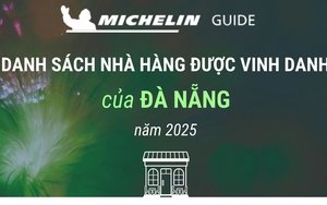 Danh sách nhà hàng của Đà Nẵng được Cẩm nang ẩm thực Michelin vinh danh