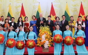 Chủ tịch nước chủ trì tiệc chào mừng Tổng thống Litva thăm chính thức Việt Nam