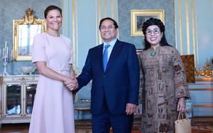 Thủ tướng Phạm Minh Chính và Phu nhân chào xã giao Công chúa Kế vị Victoria Ingrid Alice Désirée