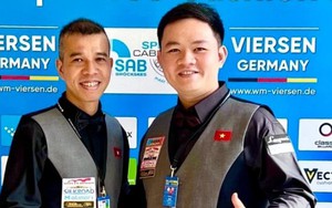 Hai tay cơ hay nhất Việt Nam vào vòng loại trực tiếp World Cup billiards Ankara 2025