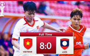 Đại thắng Lào 8-0, Việt Nam vào bán kết giải Đông Nam Á với thành tích tuyệt đối