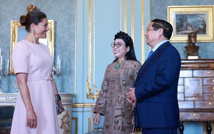 Thủ tướng Phạm Minh Chính hội kiến với Công chúa kế vị Thụy Điển và Phu quân