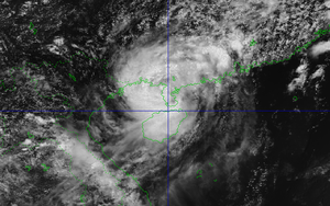Bão số 1 giảm cấp, giật cấp 11 hướng về khu vực tỉnh Quảng Đông (Trung Quốc)