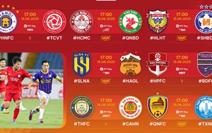 Lịch thi đấu bóng đá hôm nay 15/6: Sôi động V-League vòng áp chót