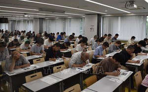 Lần đầu tiên thi tuyển cấp độ cao nhất trong năng lực tiếng Việt tại Nhật Bản