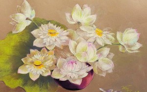 Họa sĩ Nguyễn Thị Mỹ: Một đời hoa, một đời họa