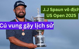 J.J Spaun vô địch US Open 2025: Cú vung gậy lịch sử