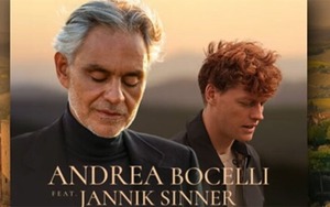 Jannik Sinner bất ngờ phát hành đĩa đơn cùng huyền thoại thanh nhạc Ý Andrea Bocelli