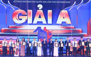 Lễ trao Giải Báo chí quốc gia lần thứ XIX - năm 2024: Khẳng định vị thế, những đóng góp to lớn của các thế hệ nhà báo Việt Nam