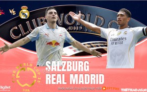 Nhận định, soi tỷ lệ Salzburg vs Real Madrid 8h hôm nay ngày 27/6, FIFA Club World Cup 2025